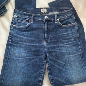 Citizens Of Humanity High Rise Jeans - Classic Blue